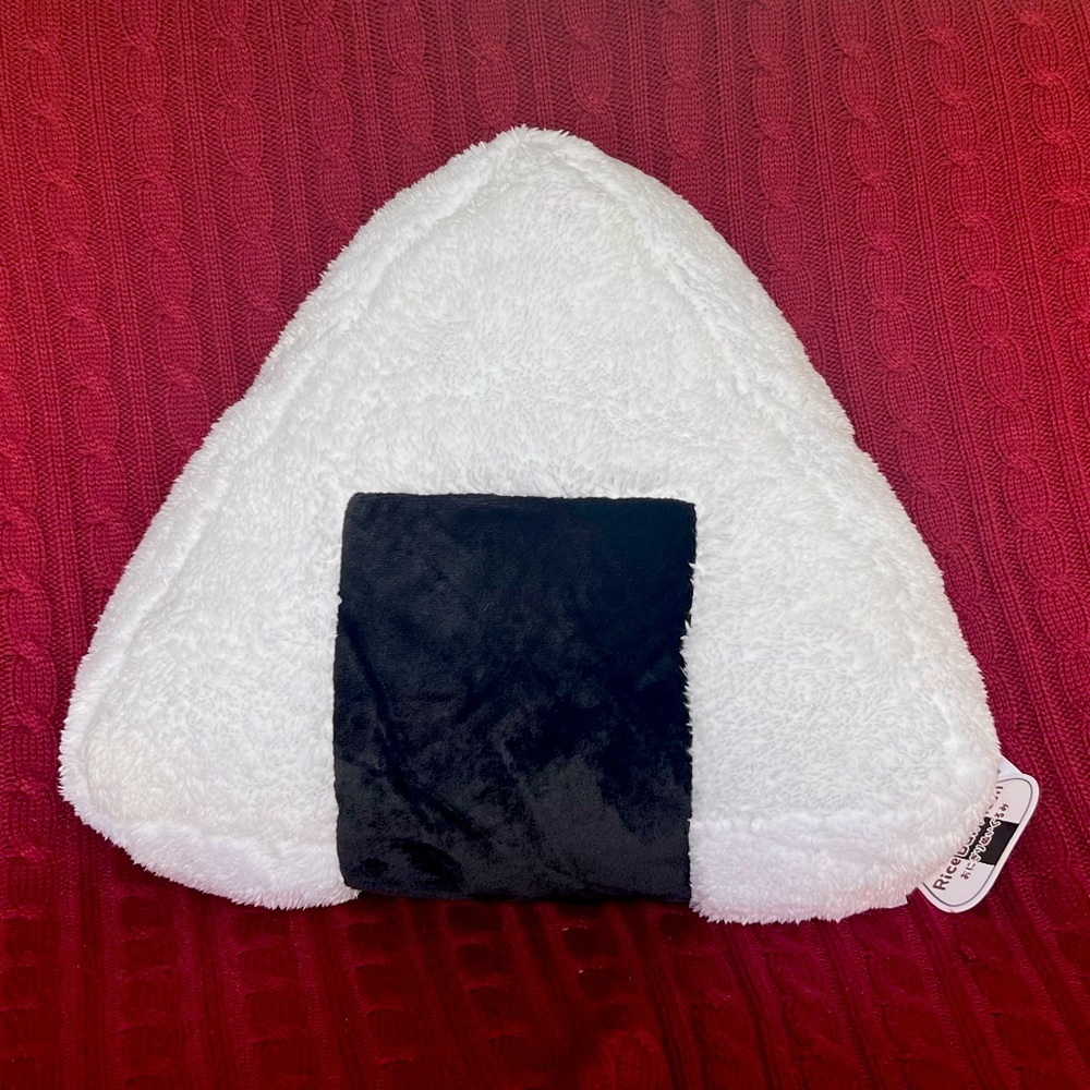 NWT 16” Cute Rice Ball (Onigiri) Plush (Round 1)